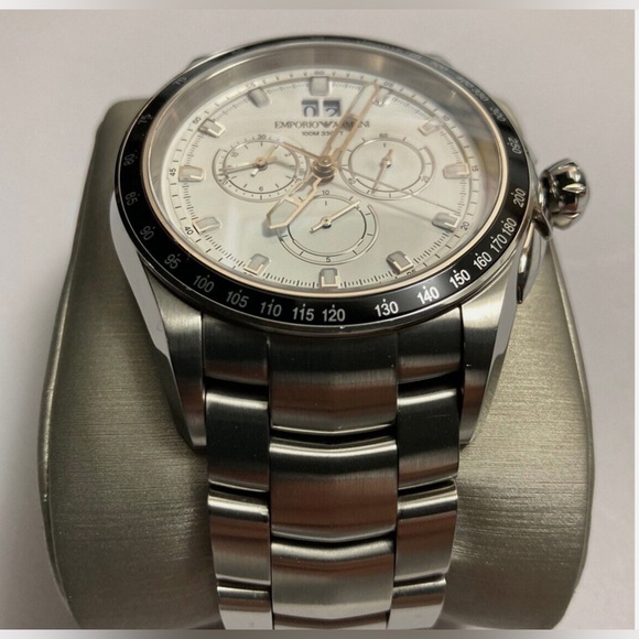 Emporio Armani Swiss Made Watch ARS9101 Chronograph Men’s Watch 44mm. - Picture 7 of 7